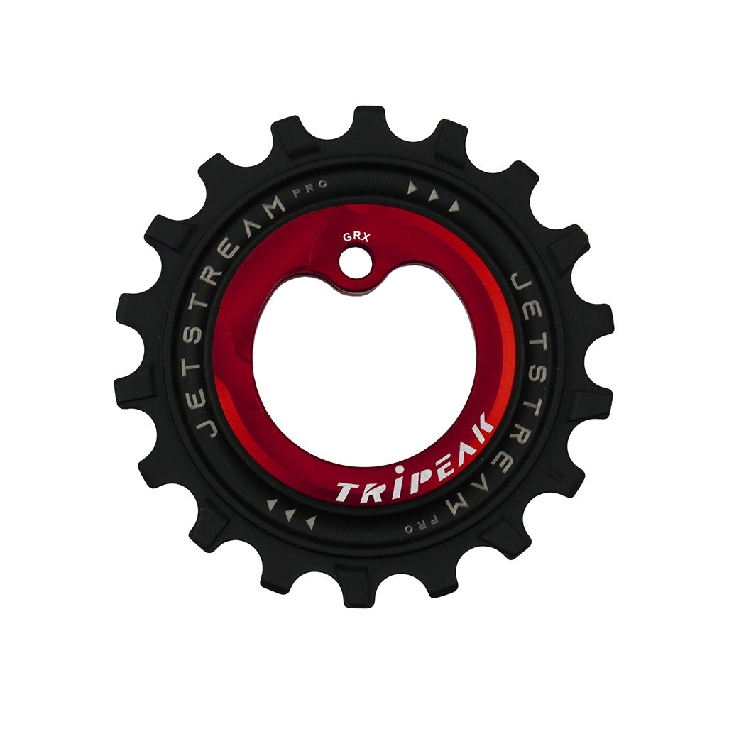Tripeak Oversize Pulley Kit 11/18T Ceramic Bearing (Shimano GRX 2X) (Red)