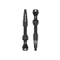 Lezyne CNC TLR Tubeless Valve Pro - Black 44mm (Pack Of 2)