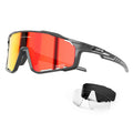 Kapvoe X76 Sports Sunglasses (Red/Black)