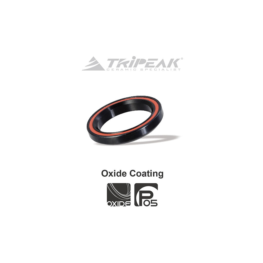 Tripeak Headset 45/45 Degree Sealed AC Bearing (Black Oxide Coating)