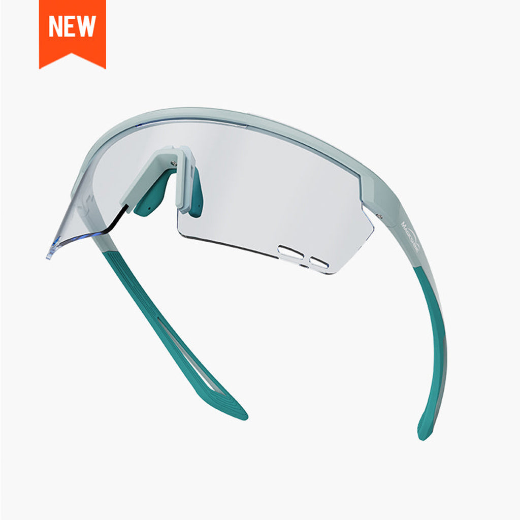 Magicshine Rouler Night Vision Sports Sunglasses (Green/Blue)