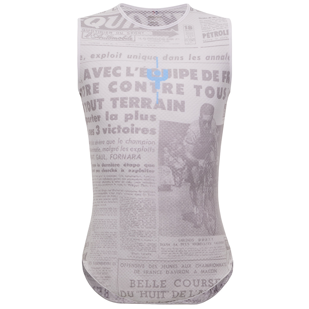 Santini Maillot Jaune Mount Ventoux Baselayer (Print)