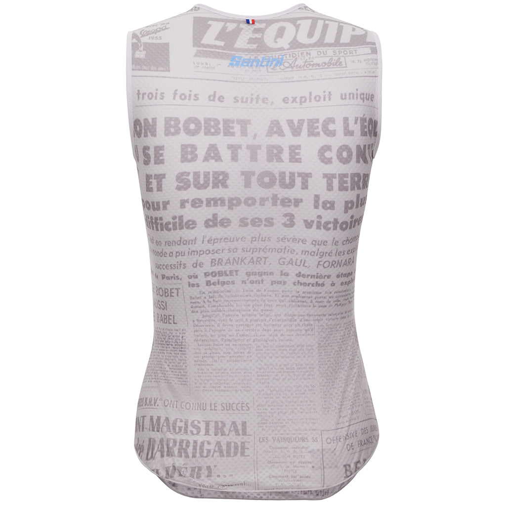 Santini Maillot Jaune Mount Ventoux Baselayer (Print)