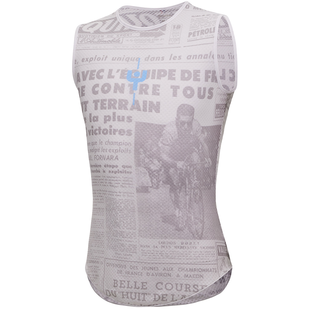 Santini Maillot Jaune Mount Ventoux Baselayer (Print)
