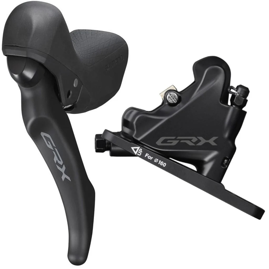 Shimano GRX Hydraulic Disc Brake Set, BL-RX600/BR-RX400, For 1x System (Left/Front)