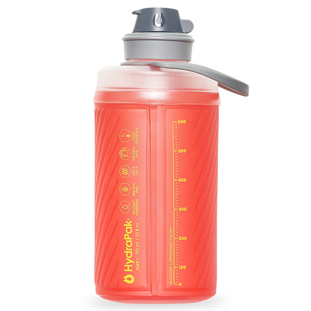 Hydrapak Flux Flexible Bottle-Redwood (750ml)