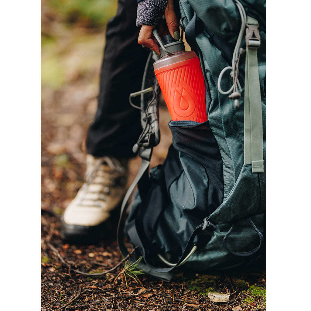 Hydrapak Flux Flexible Bottle-Redwood (750ml)