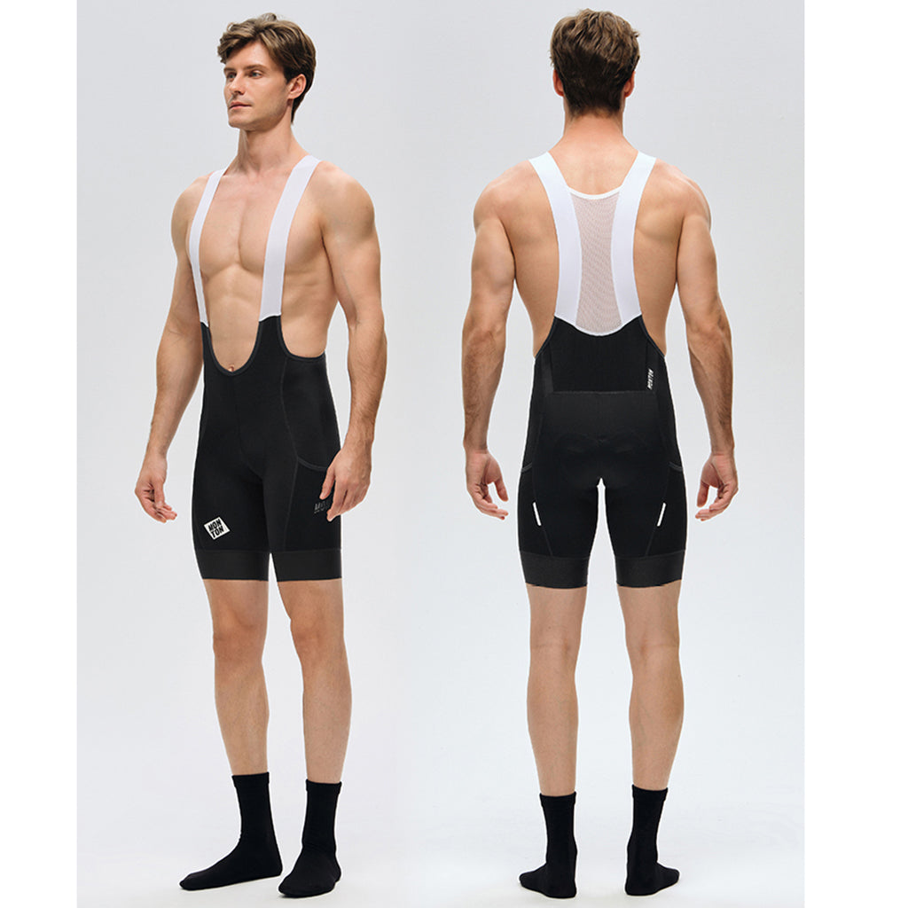 Monton Chase Summer Bibshorts (Black)