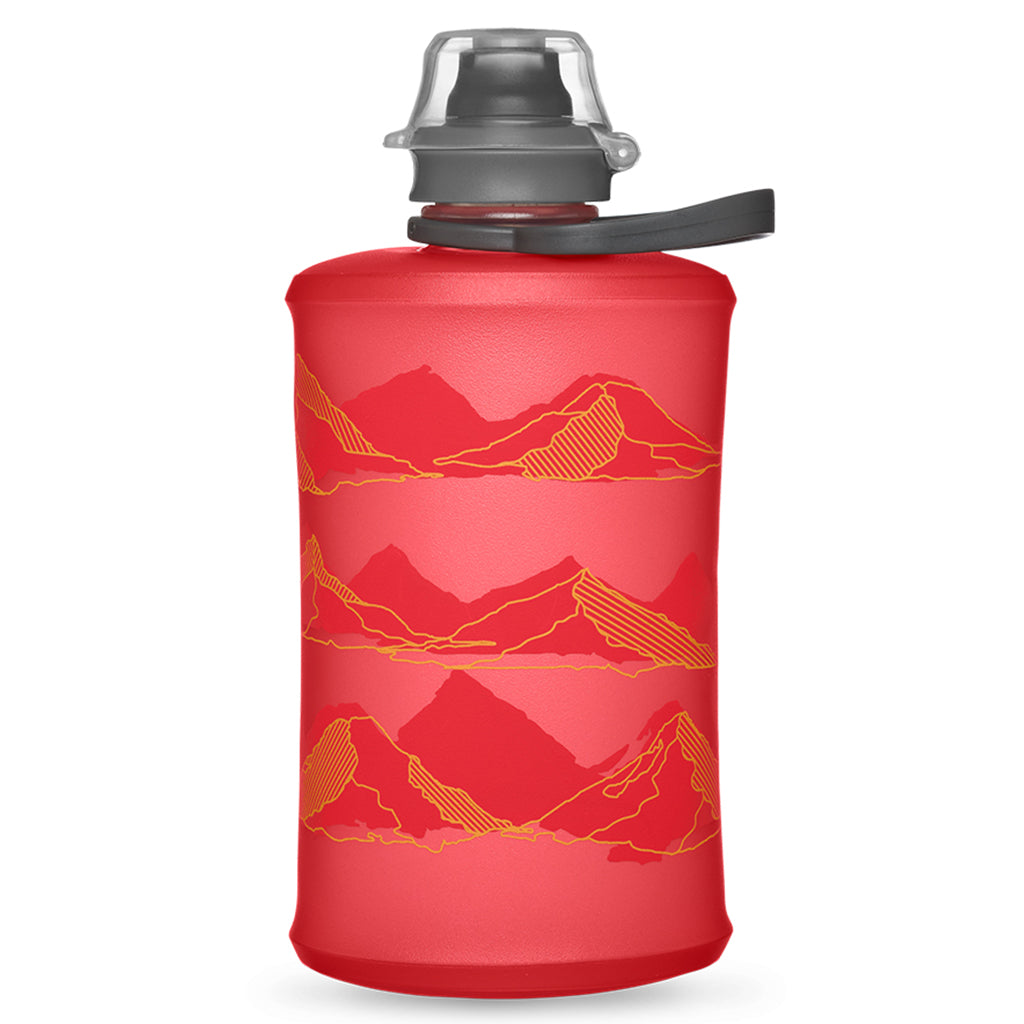 Hydrapak Stow Flexible Bottle-Mountain Edition-Redwood (350ml)