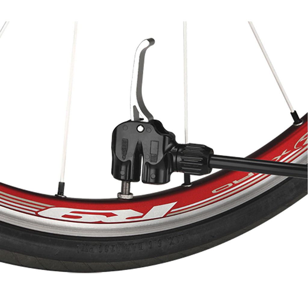 Lezyne Macro Drive Floor Pump (Dual Valve)-Flat Black