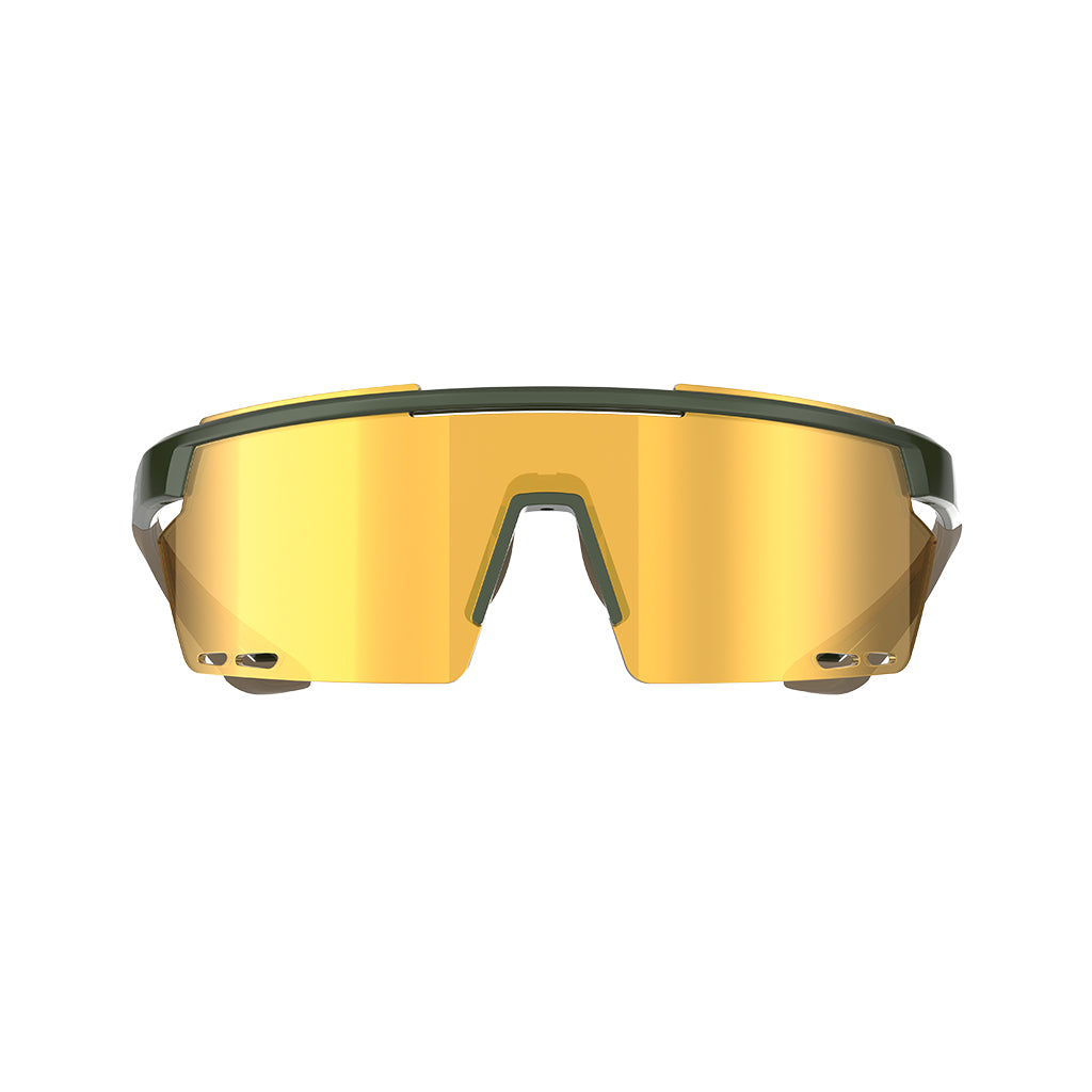 Magicshine Rouler Coated Photochromic Sunglasses (Green/Brown)