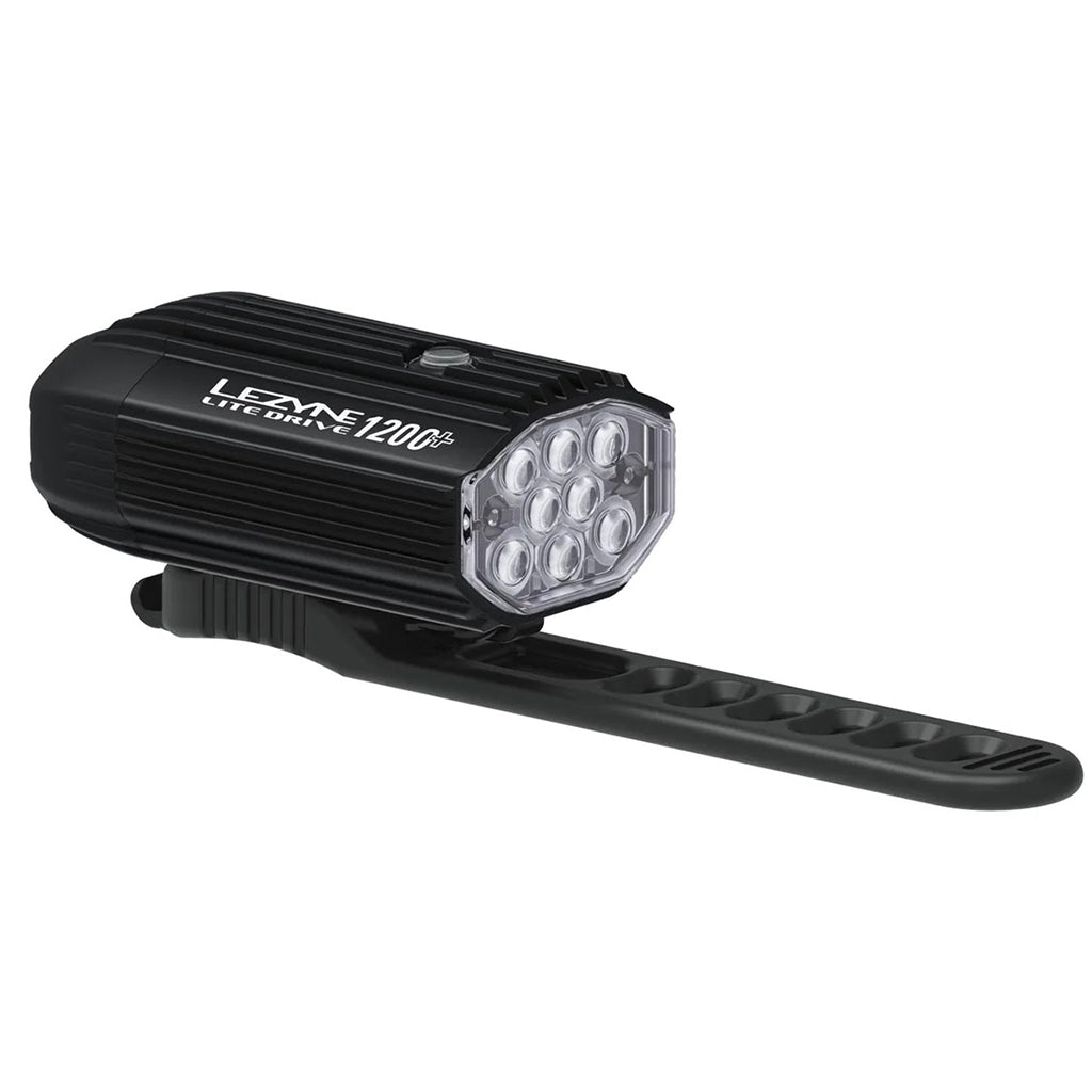 Lezyne Lite Drive 1200+ Front Light-Black (1200 Lumens)
