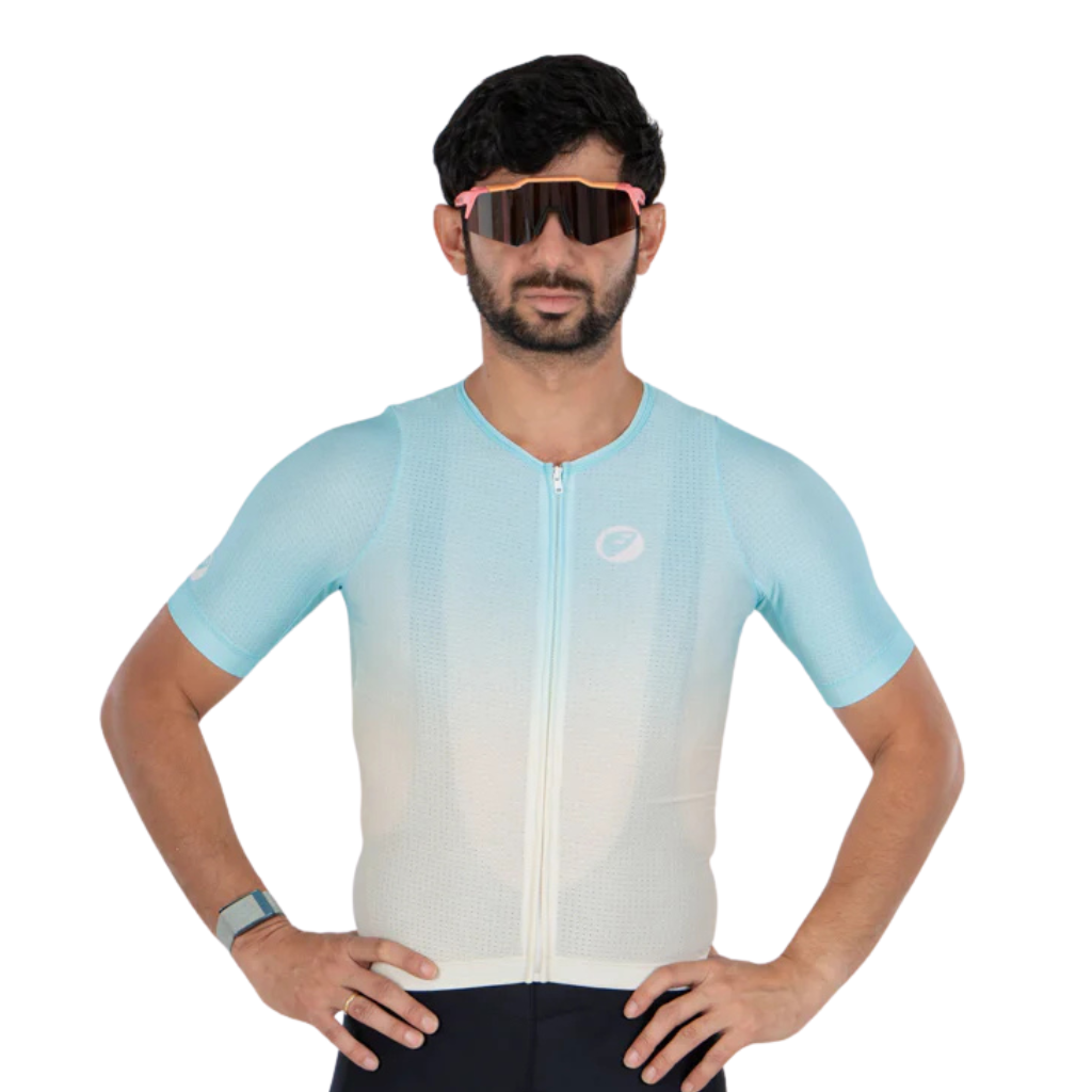 Apace Elite fit Unisex Cycling Jersey (Mistline)