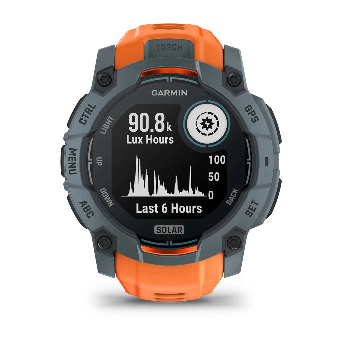 Garmin Instinct 3 Solar Smart Watch (Twilight/Solstice Band)