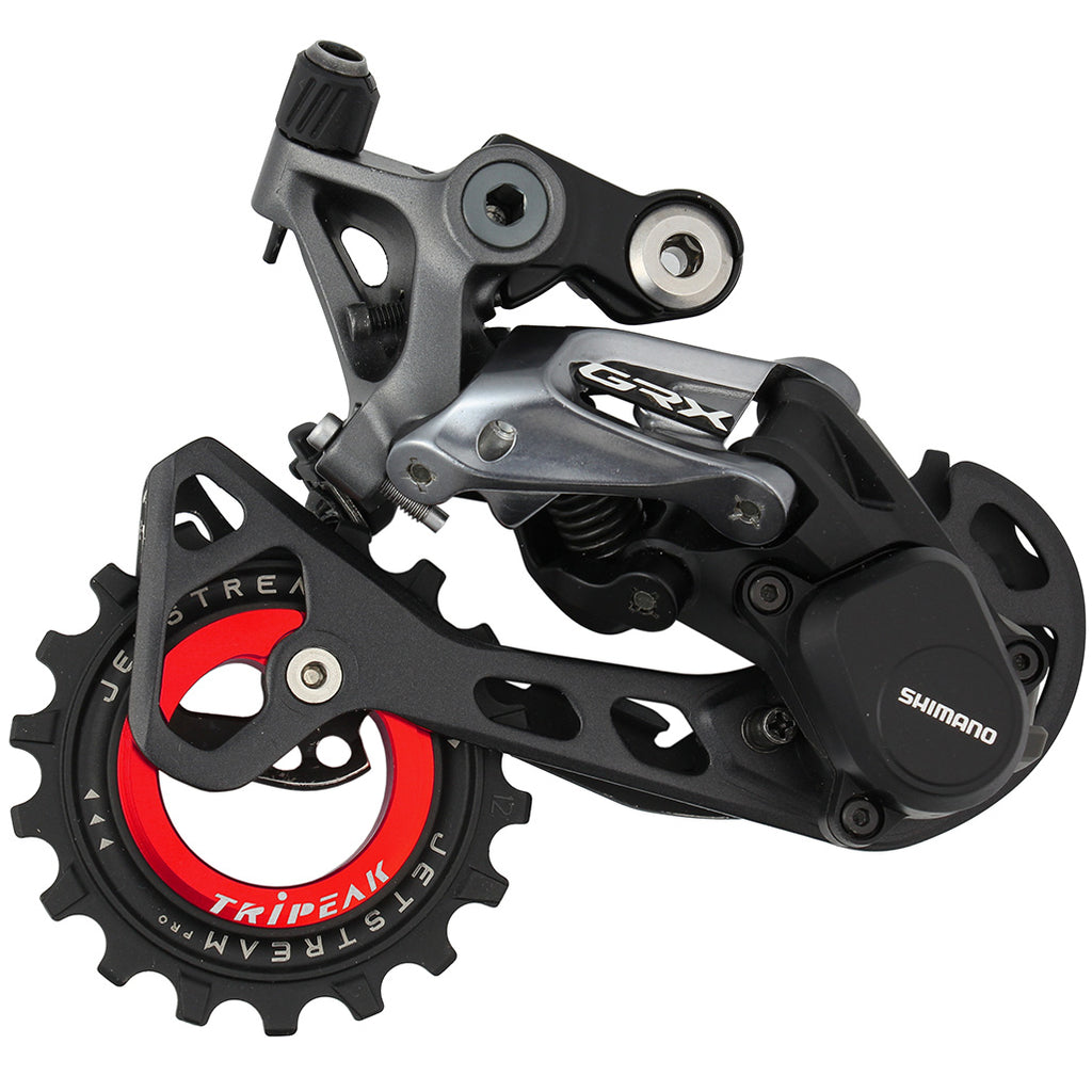Tripeak Oversize Pulley Kit 11/18T Ceramic Bearing (Shimano GRX 2X) (Red)