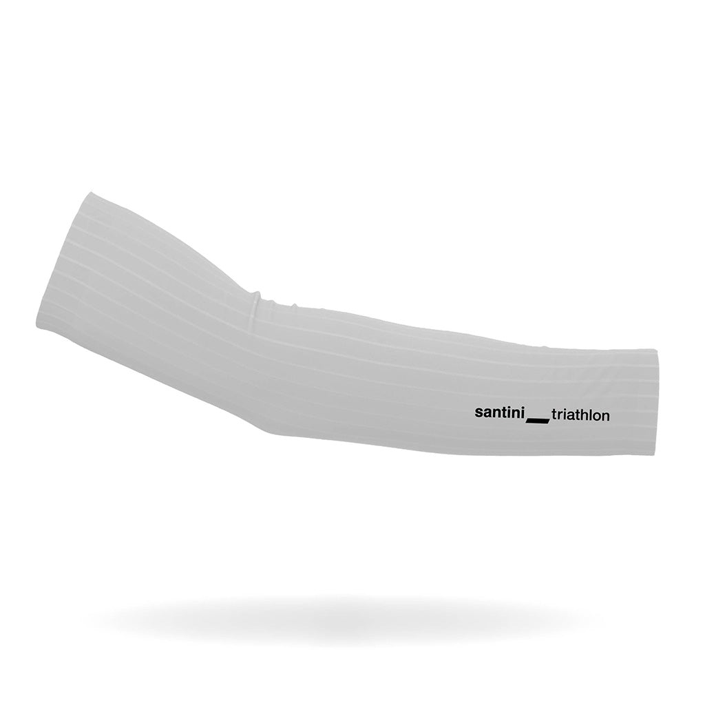 Santini Viper Aero Arm Warmers (White)