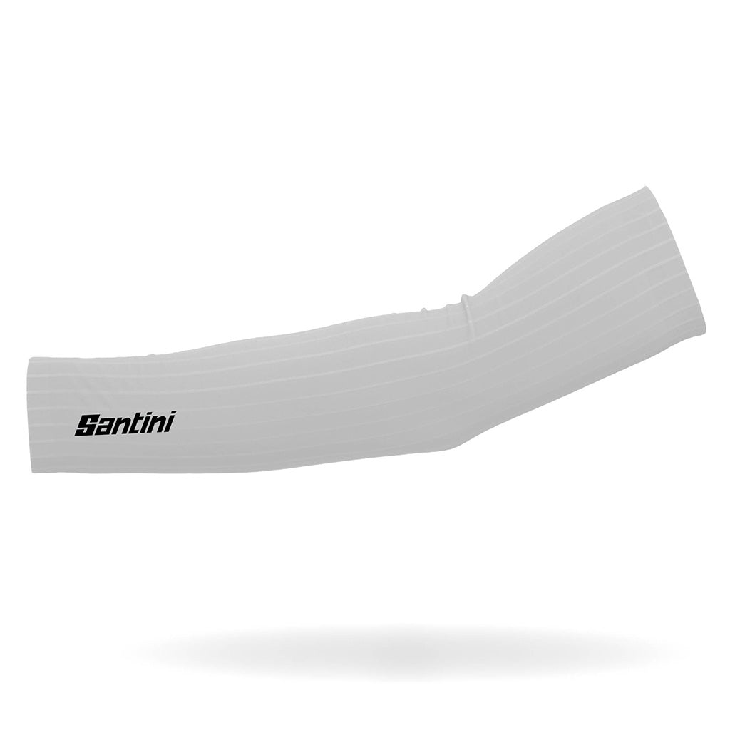 Santini Viper Aero Arm Warmers (White)