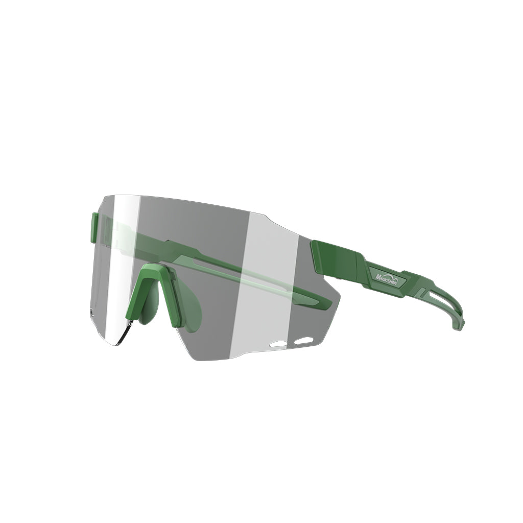 Magicshine Windbreaker Photochromic Sunglasses (Forest Green)