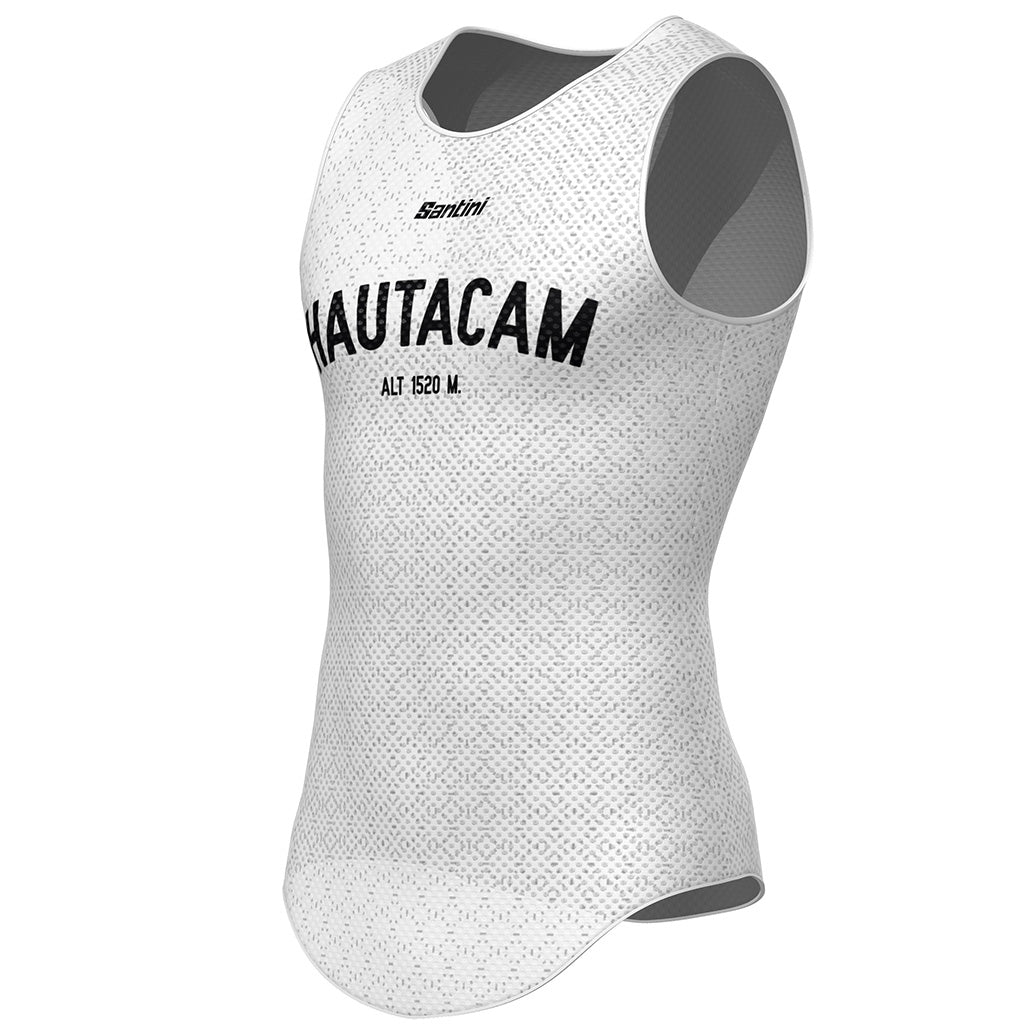 Santini Maillot Jaune Hautacam Baselayer (White)