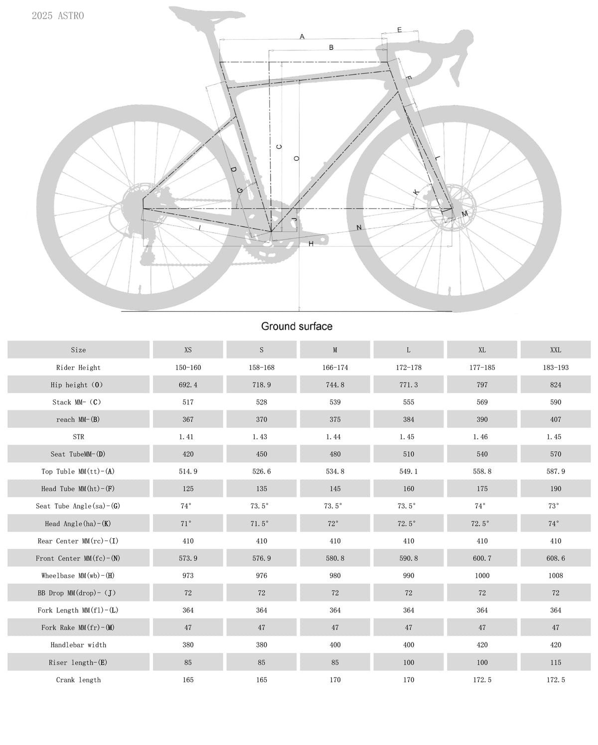 Sunpeed Astro - Shimano Tiagra (Grey)
