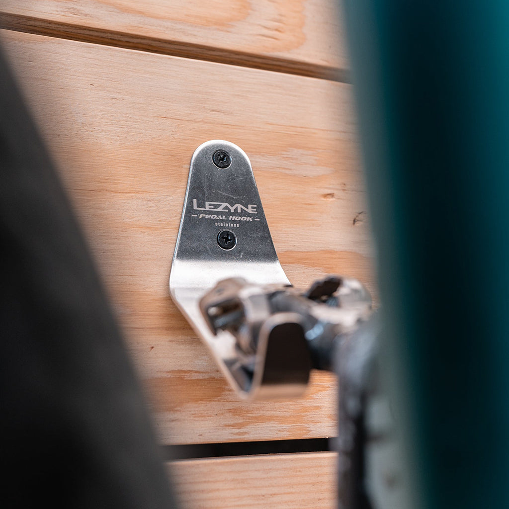 Lezyne Stainless Pedal Hook-Silver