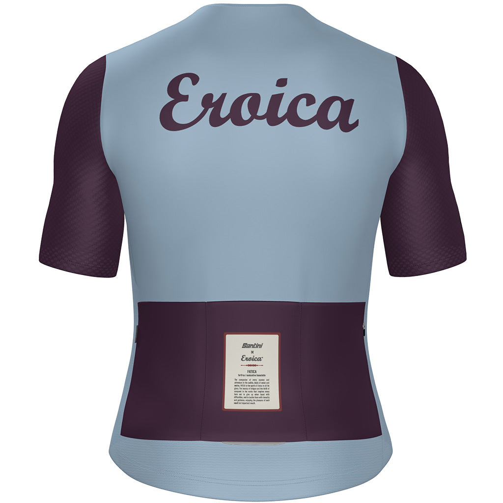 Santini Eroica Borgo Unisex Jersey (Light Blue)