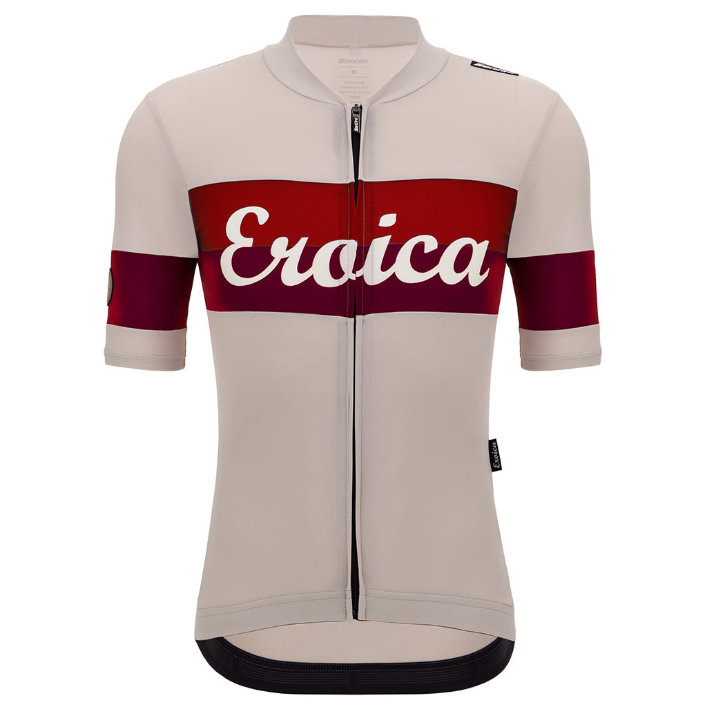Santini Eroica Quiete Unisex Jersey (Cappuccino)