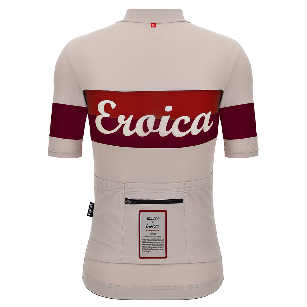 Santini Eroica Quiete Unisex Jersey (Cappuccino)