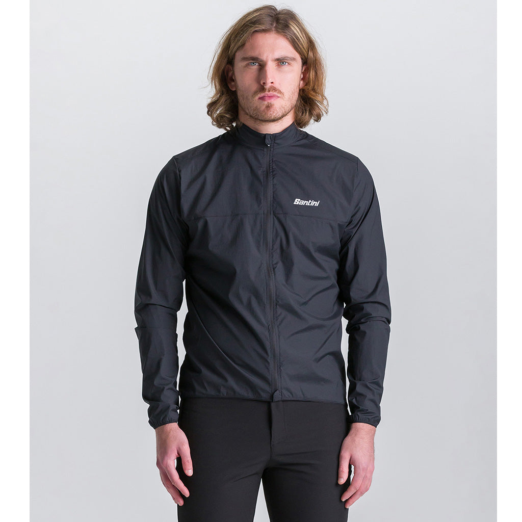 Santini Ventus Wind Jacket (Black)