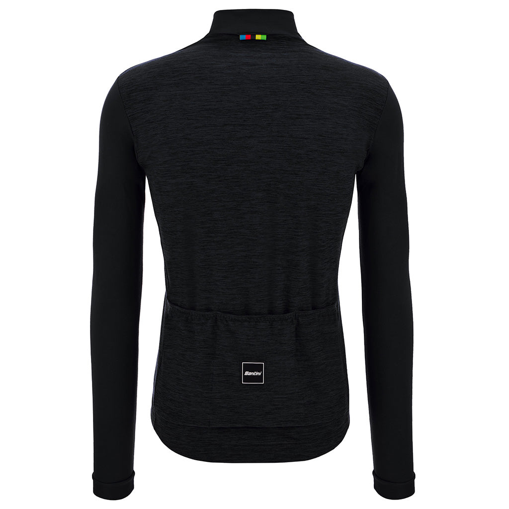 Santini UCI World Champion Mondo Long Sleeve Unisex Jersey (Black)