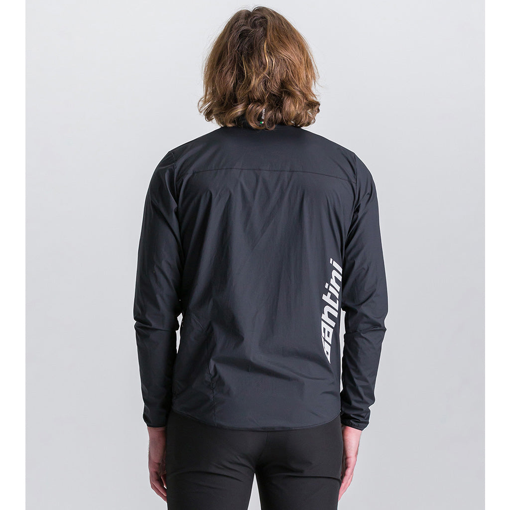 Santini Ventus Wind Jacket (Black)