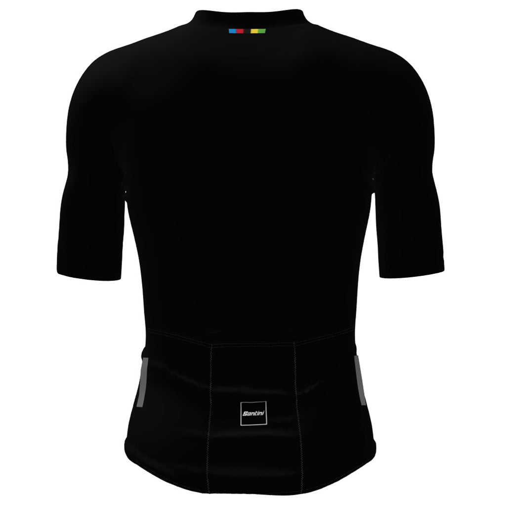 Santini UCI World Champion Mondo Unisex Jersey (Black)