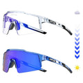 Kapvoe KE9023 Colour Changing Frame Photochromic Sunglasses (Blue)