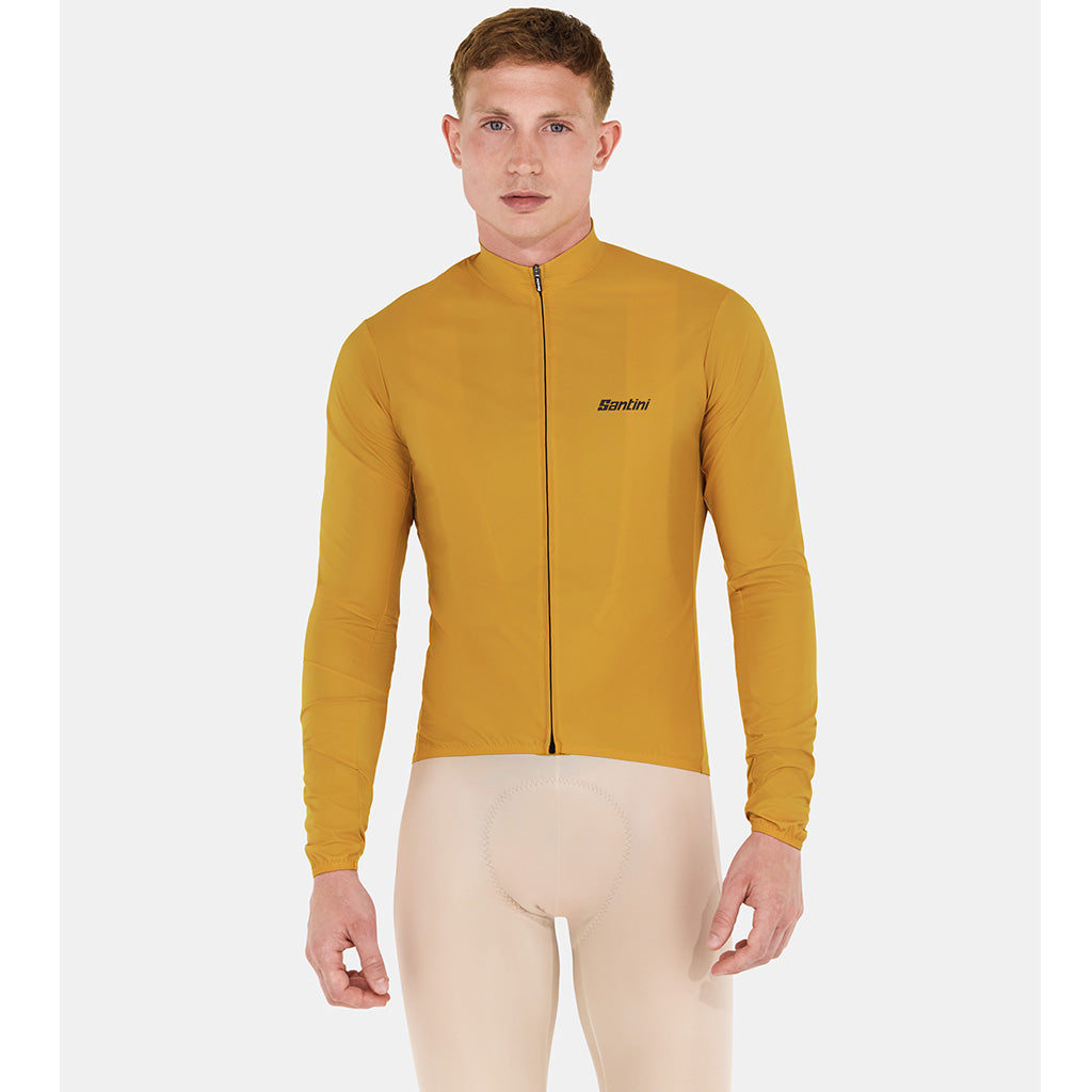Santini Ready To Ride Unisex Wind Jacket (Ochre)