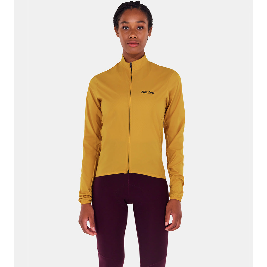 Santini Ready To Ride Unisex Wind Jacket (Ochre)