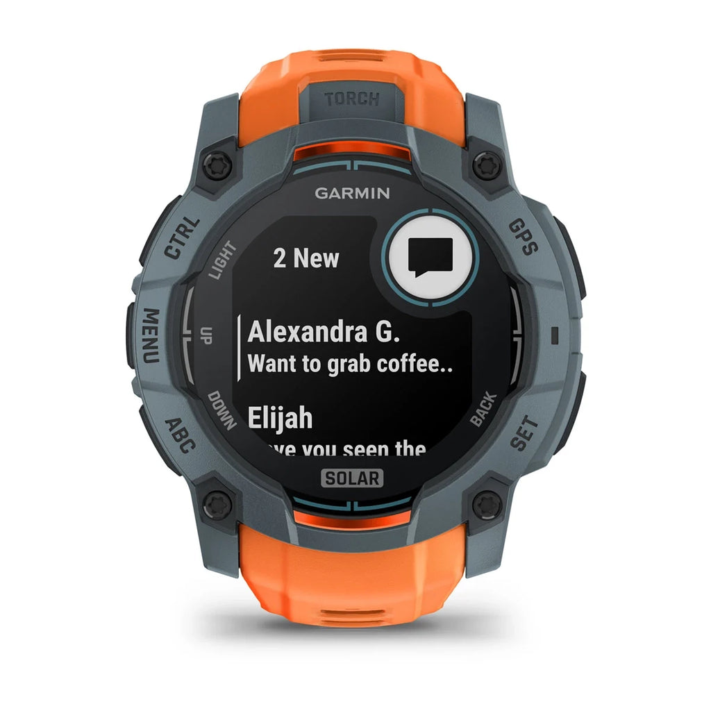 Garmin Instinct 3 Solar Smart Watch (Twilight/Solstice Band)