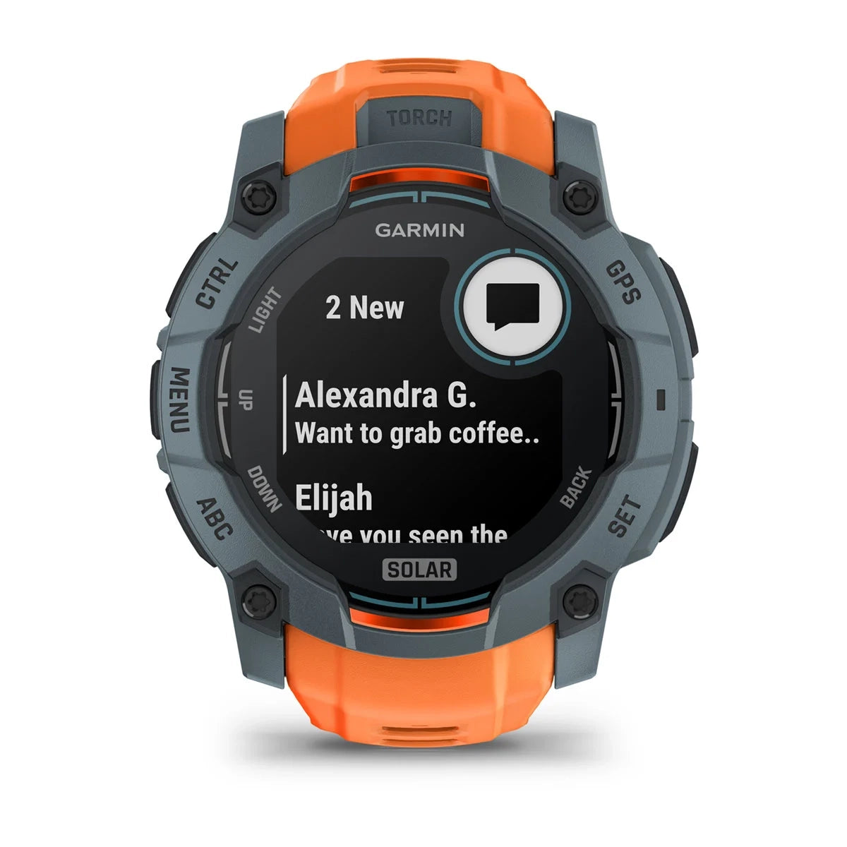 Garmin Instinct 3 Solar Smart Watch (Twilight/Solstice Band)