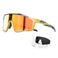 Kapvoe X76 Sports Sunglasses (Gold)