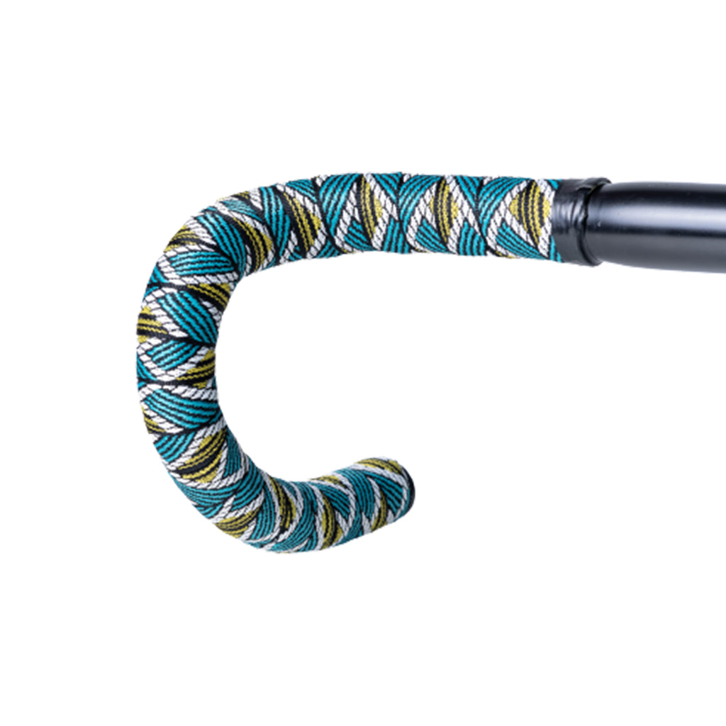 BTP Woven Bartape-Green/White