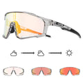 Kapvoe X76 Coloured Photochromic Sunglasses (Red/Clear)