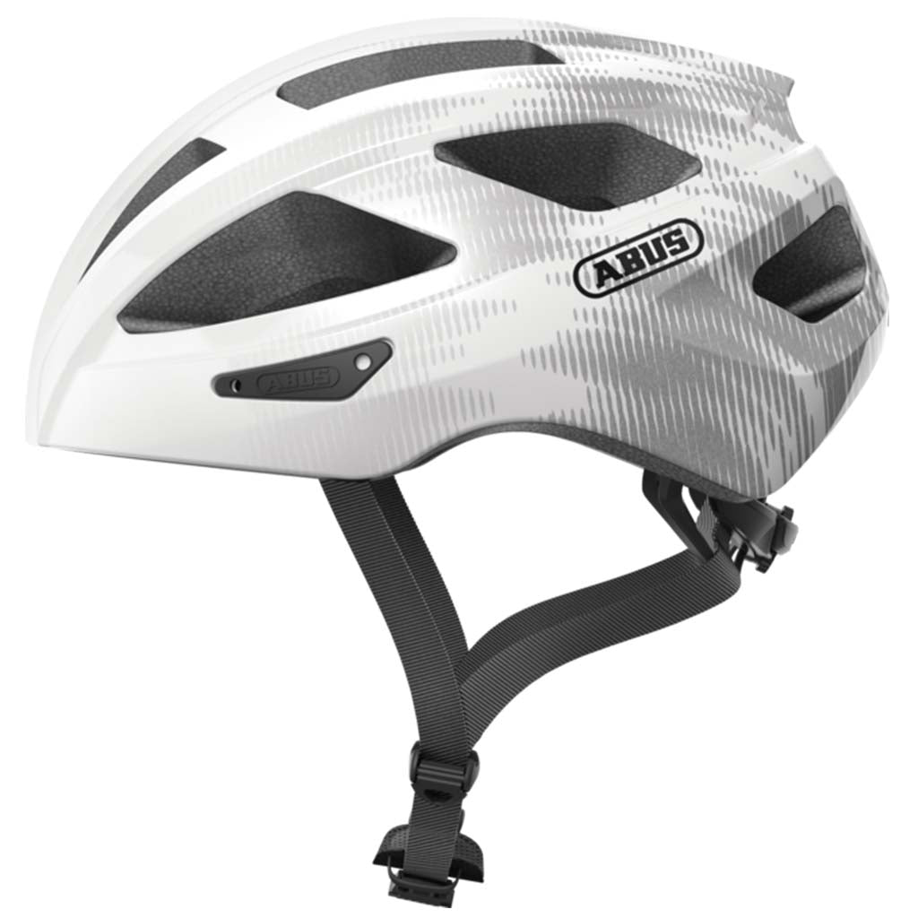 Abus Macator Helmet-White Silver