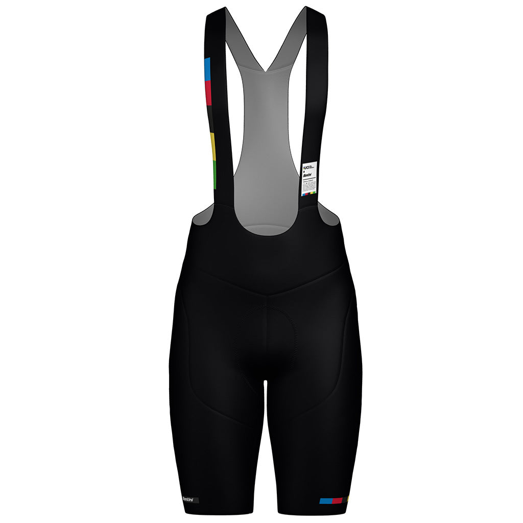 Santini UCI World Champion Mondo Bibshorts (Black)