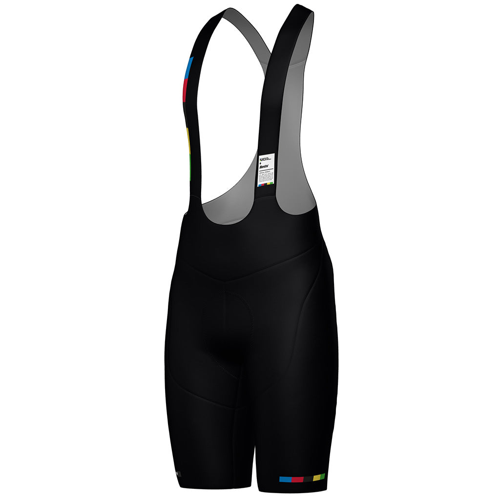 Santini UCI World Champion Mondo Bibshorts (Black)