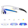 SCVCN S2 Coloured Photochromic Sunglasses (Blue/White)