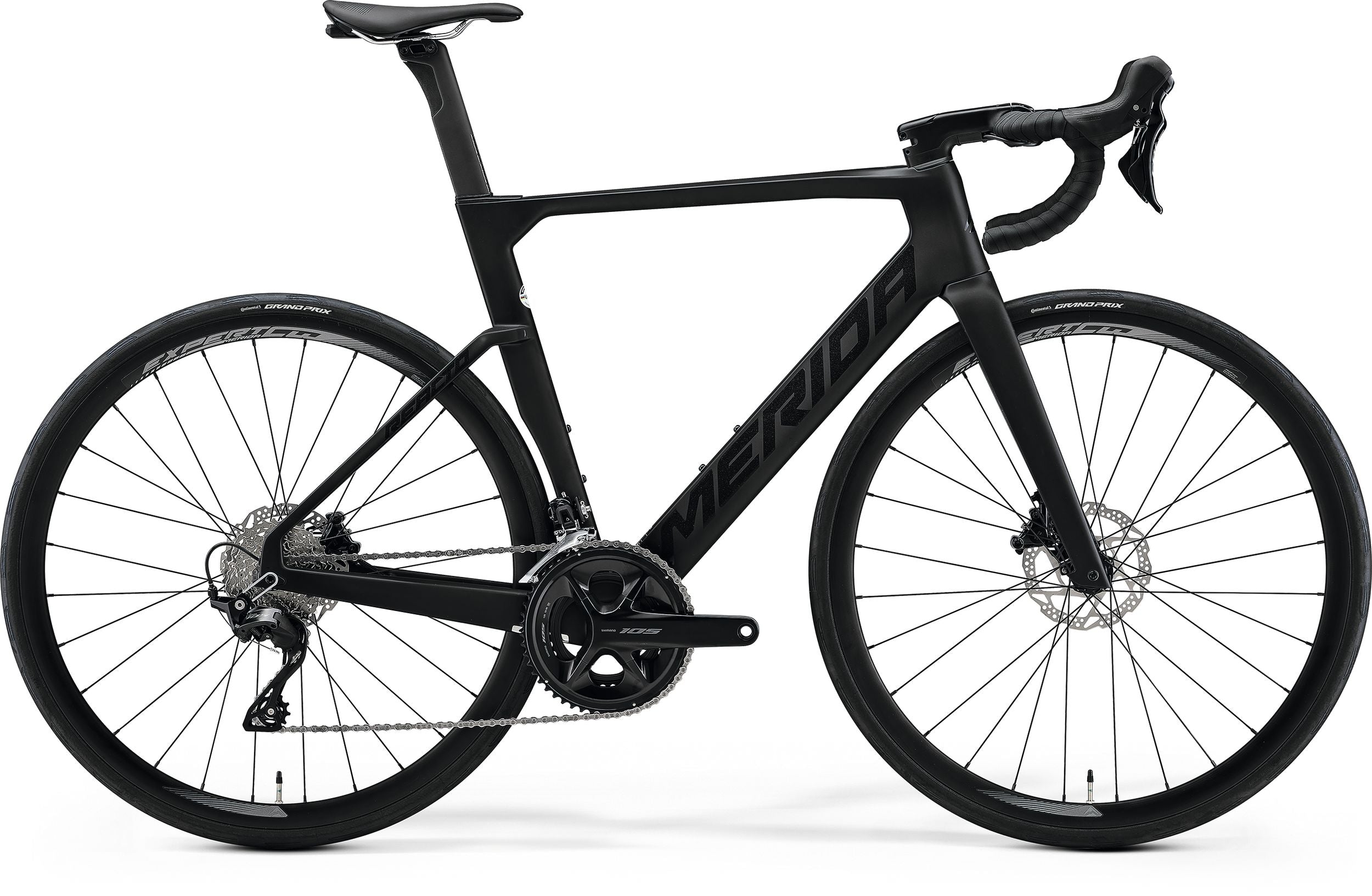 Merida Reacto 4000 (Silk Black(Glossy Dark Silver)