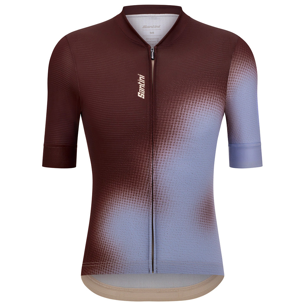 Santini Spot Jersey (Brown/Blue)