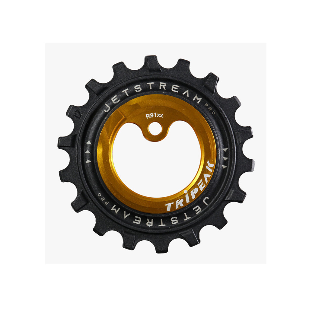 Tripeak Oversize Pulley Kit 12/18T Ceramic Bearing (Shimano DuraAce91 11-Spd) (Gold)