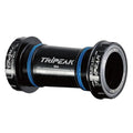 Tripeak BSA Threaded Bottom Bracket Ceramic 3-in-1 Shimano/SRAM/Rotor-Road (68mm) (Black)