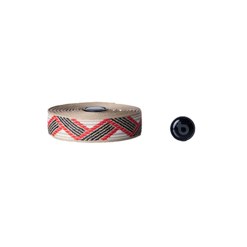 BTP Woven Bartape-Red/Black