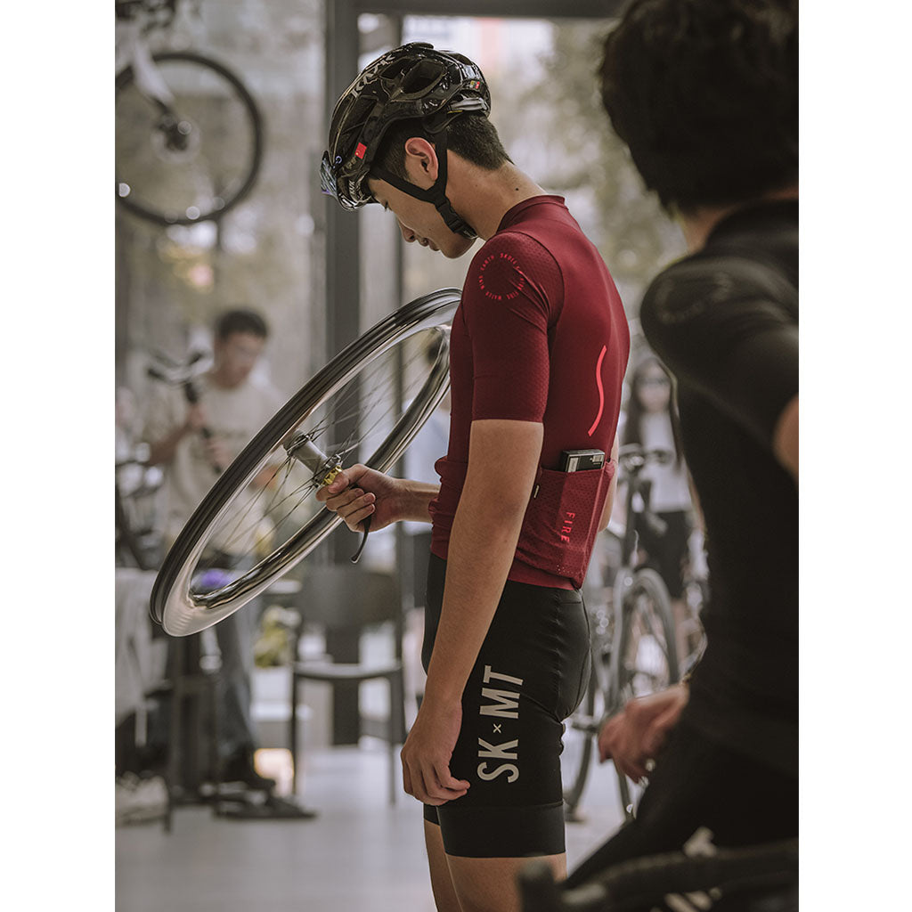 Skull Monton Fire Jersey (Red)